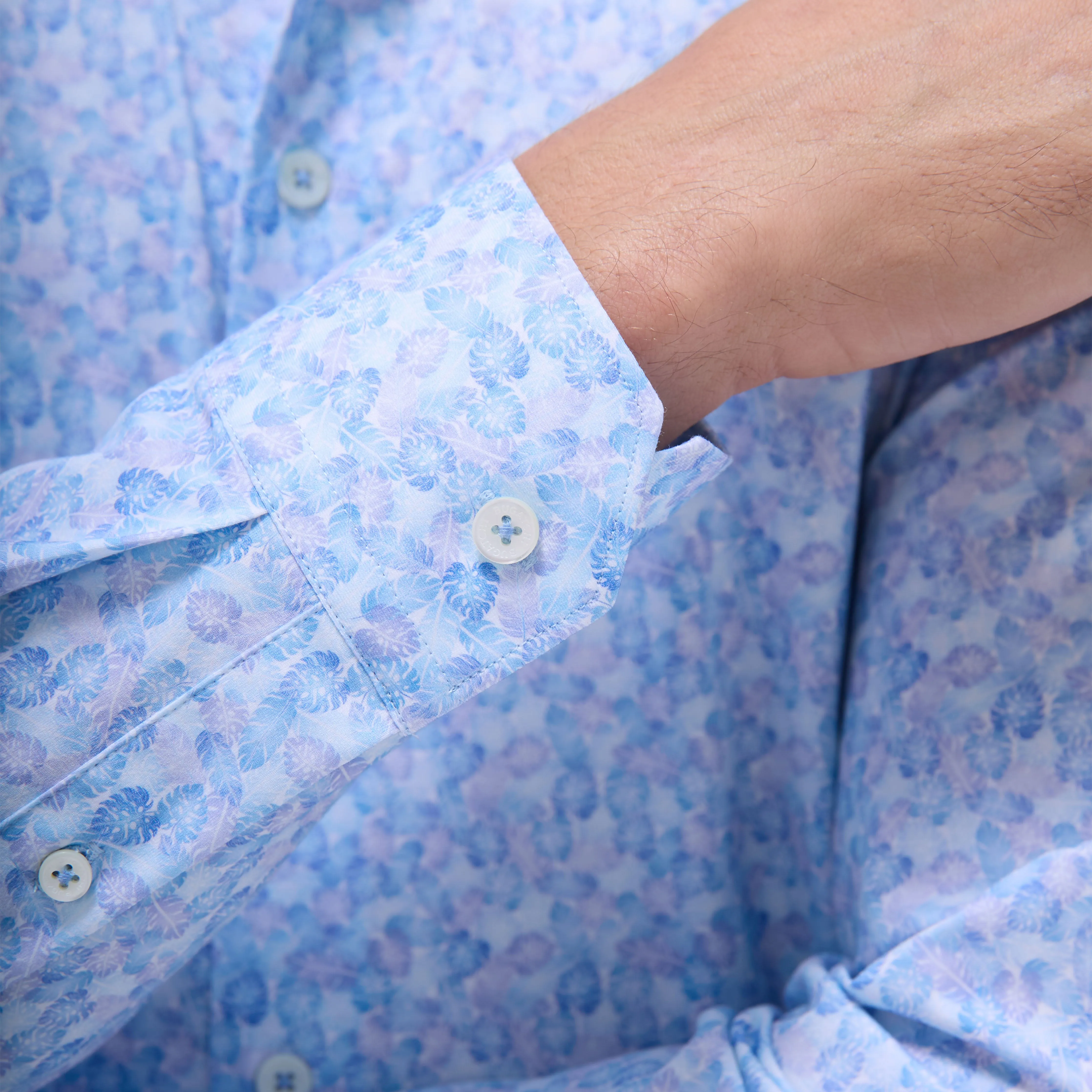 James Leaf Print OoohCotton Shirt