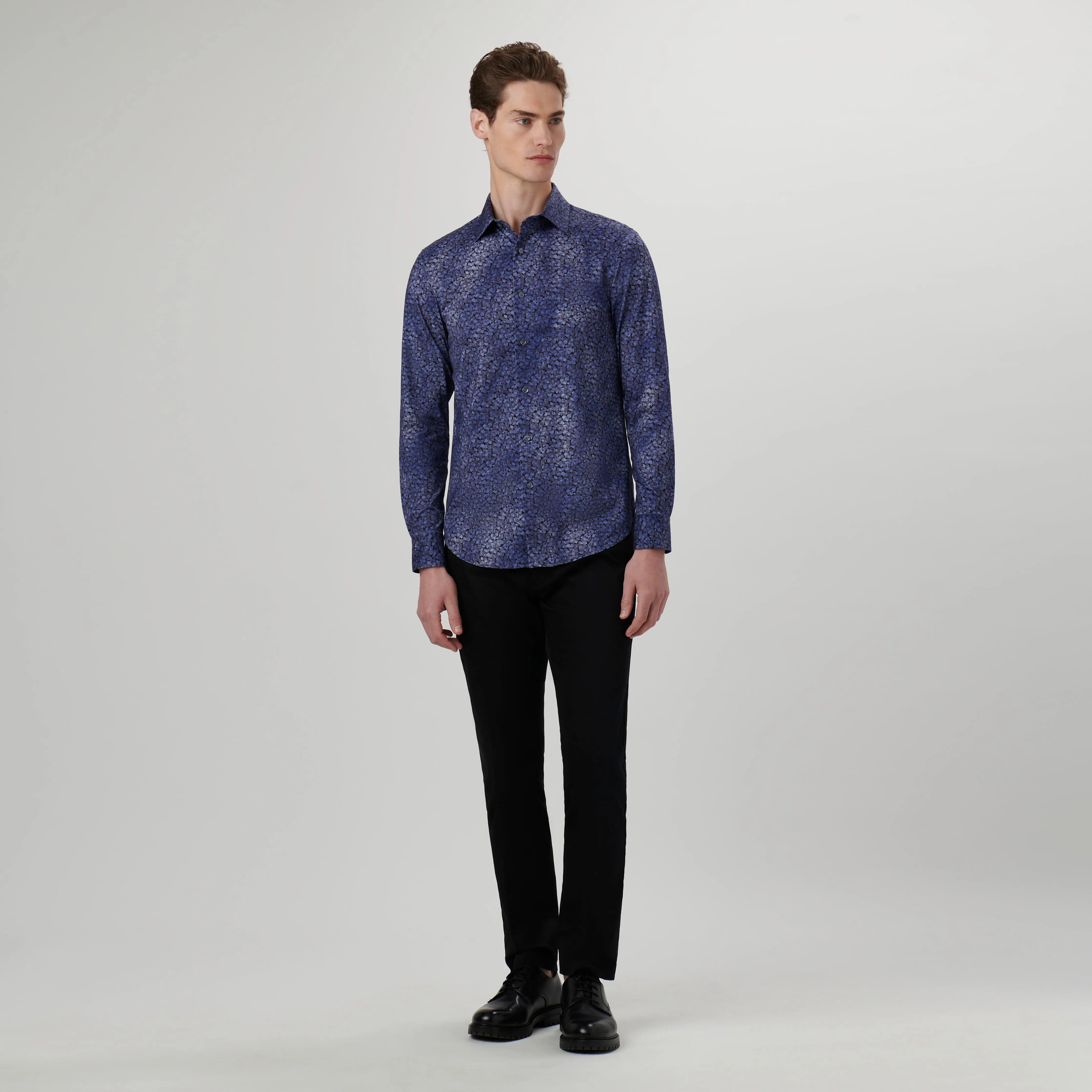 James Leaf Print OoohCotton Shirt