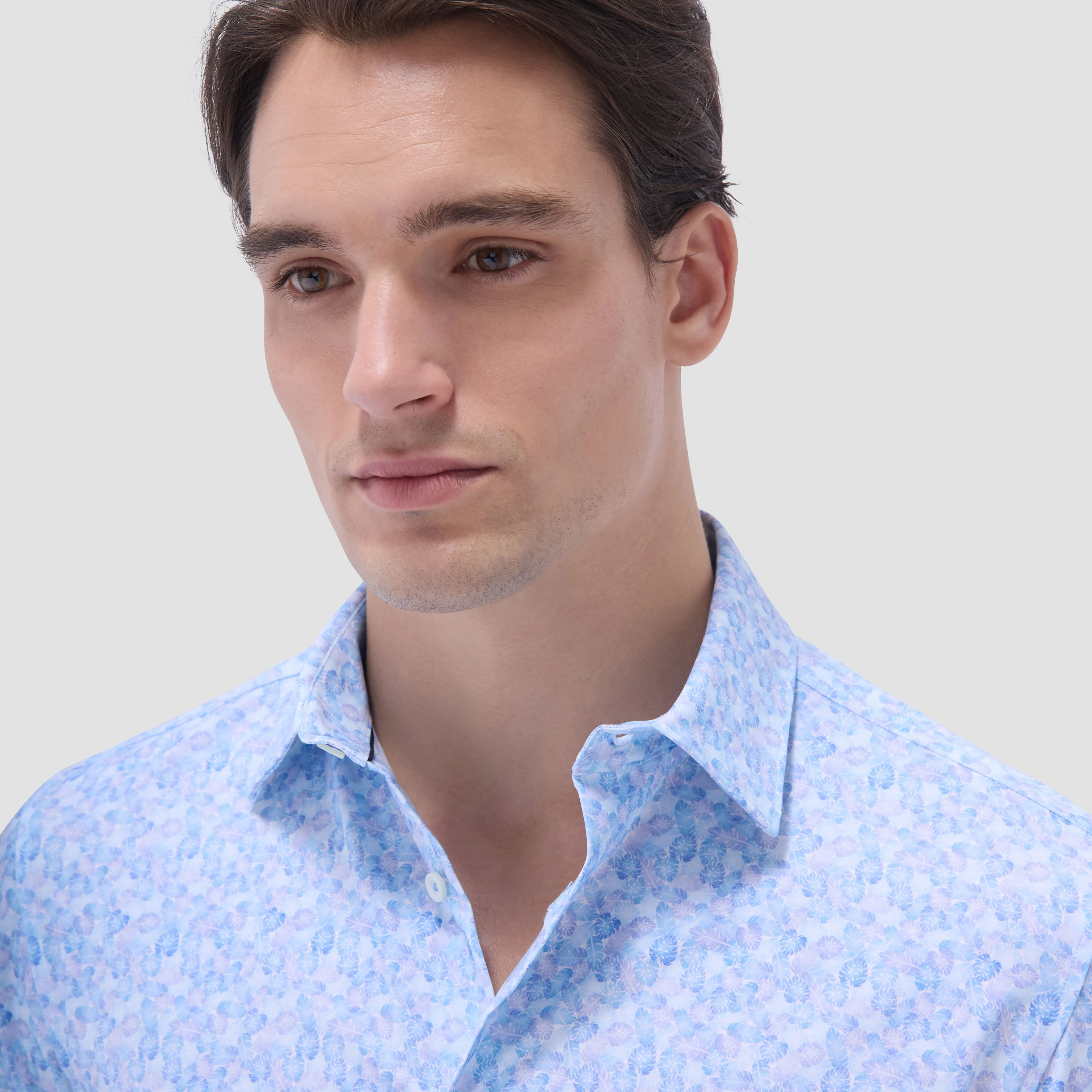 James Leaf Print OoohCotton Shirt