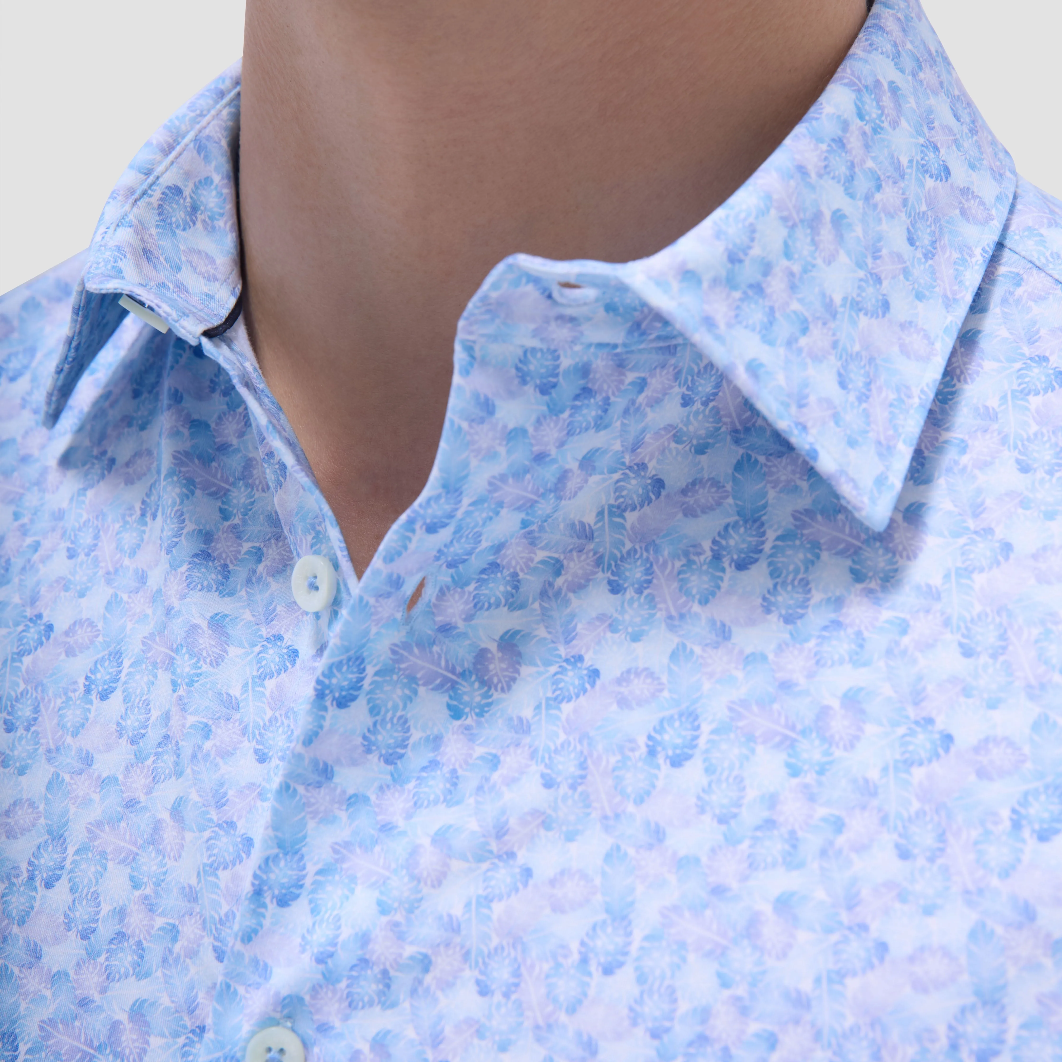 James Leaf Print OoohCotton Shirt
