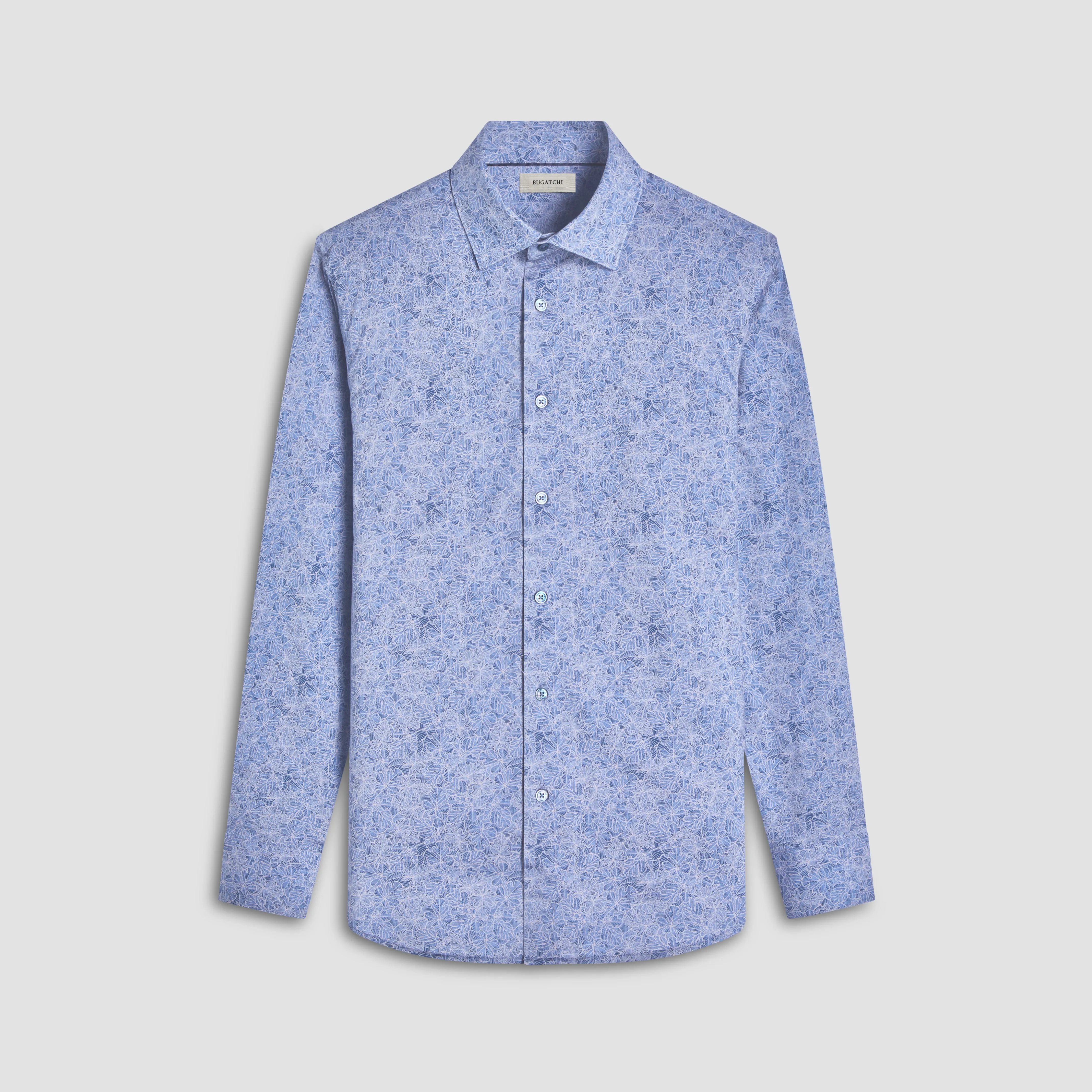 James Leaf Print OoohCotton Shirt
