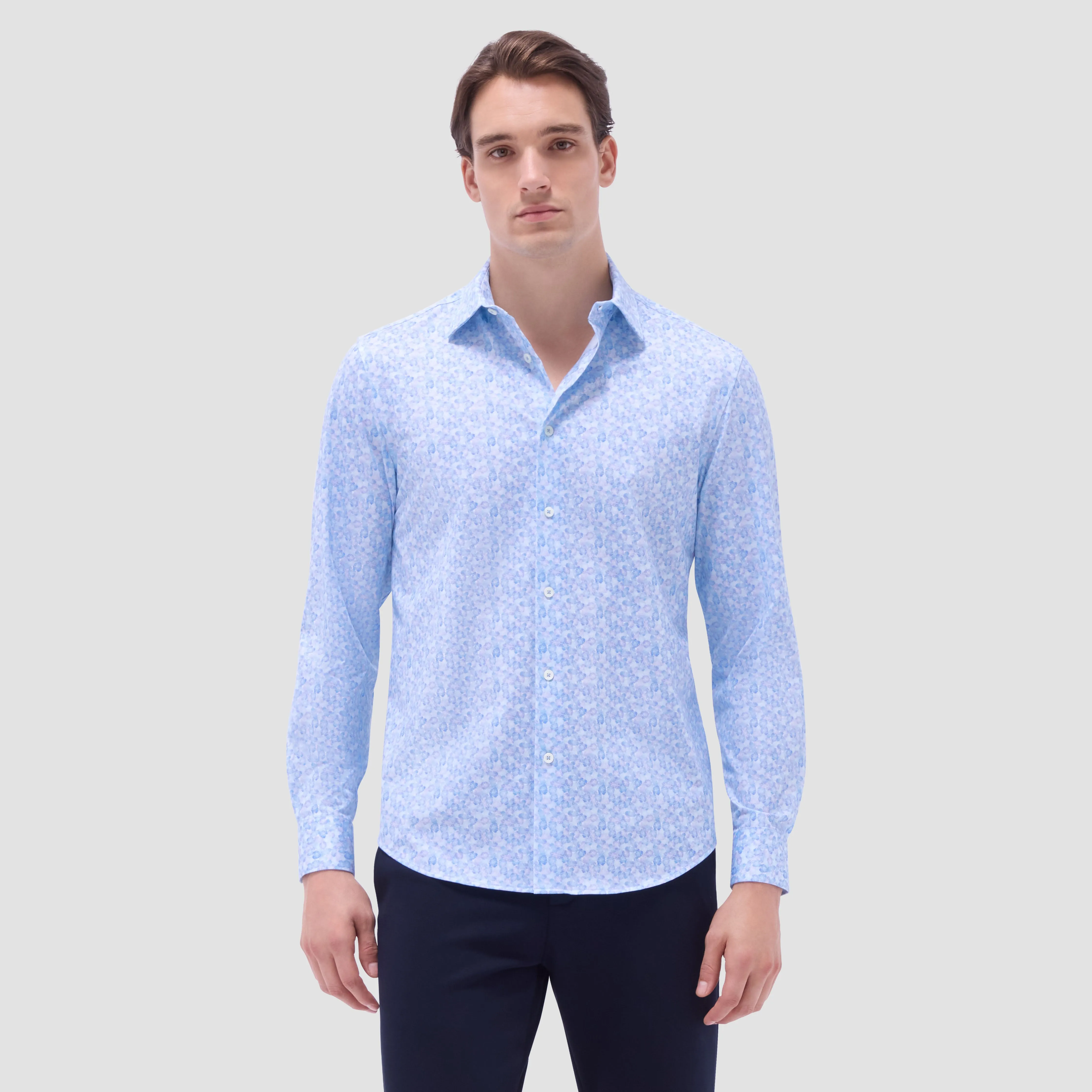 James Leaf Print OoohCotton Shirt