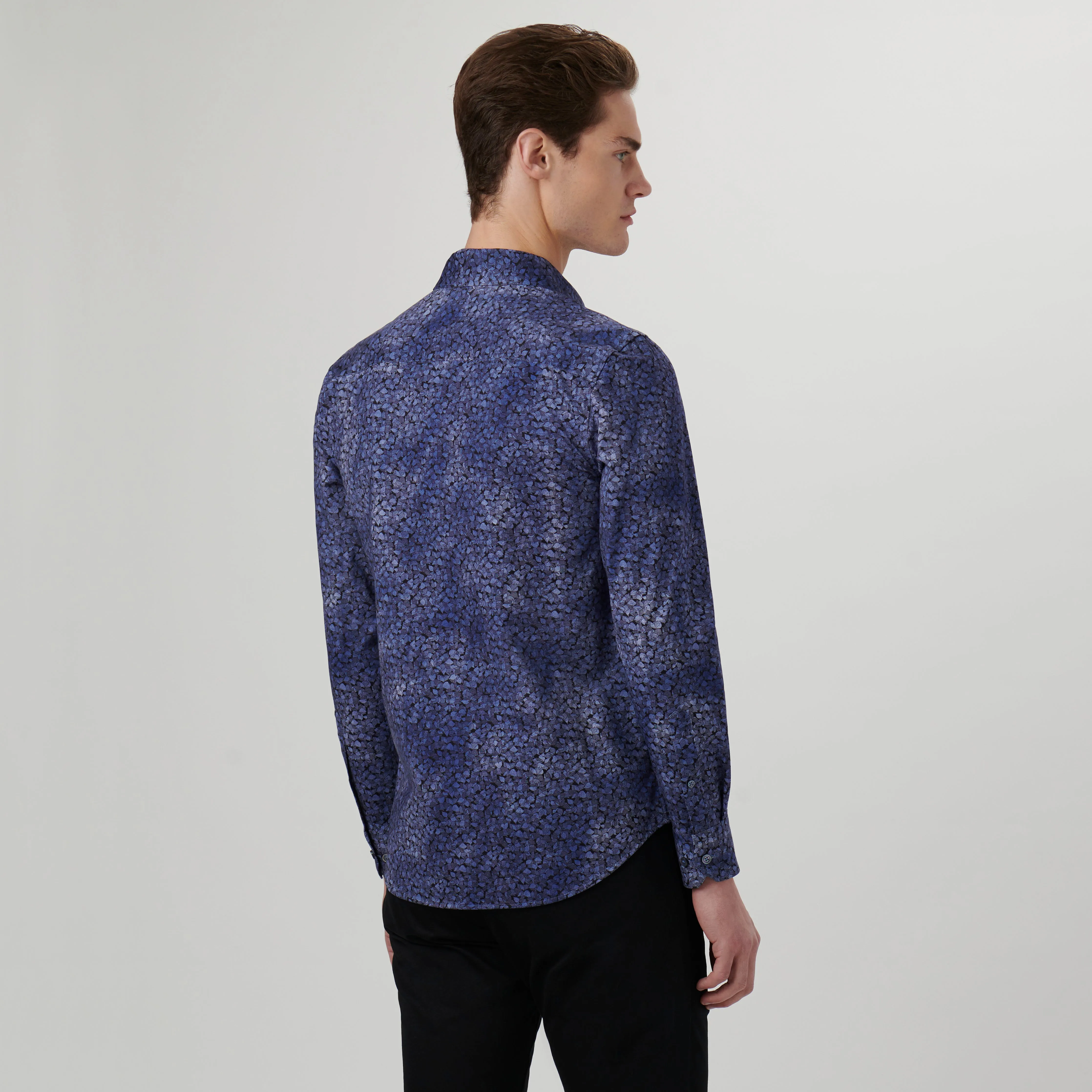 James Leaf Print OoohCotton Shirt