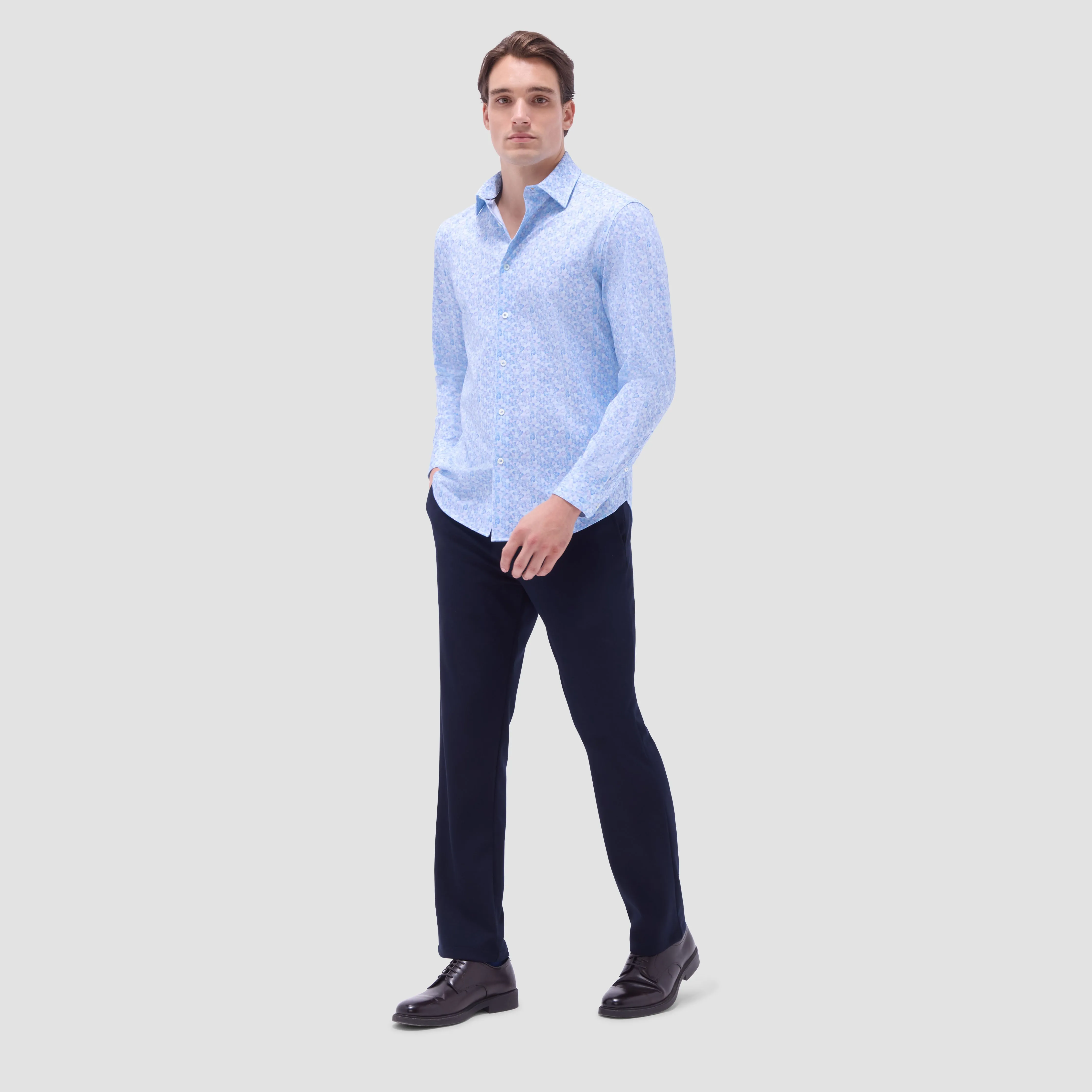 James Leaf Print OoohCotton Shirt