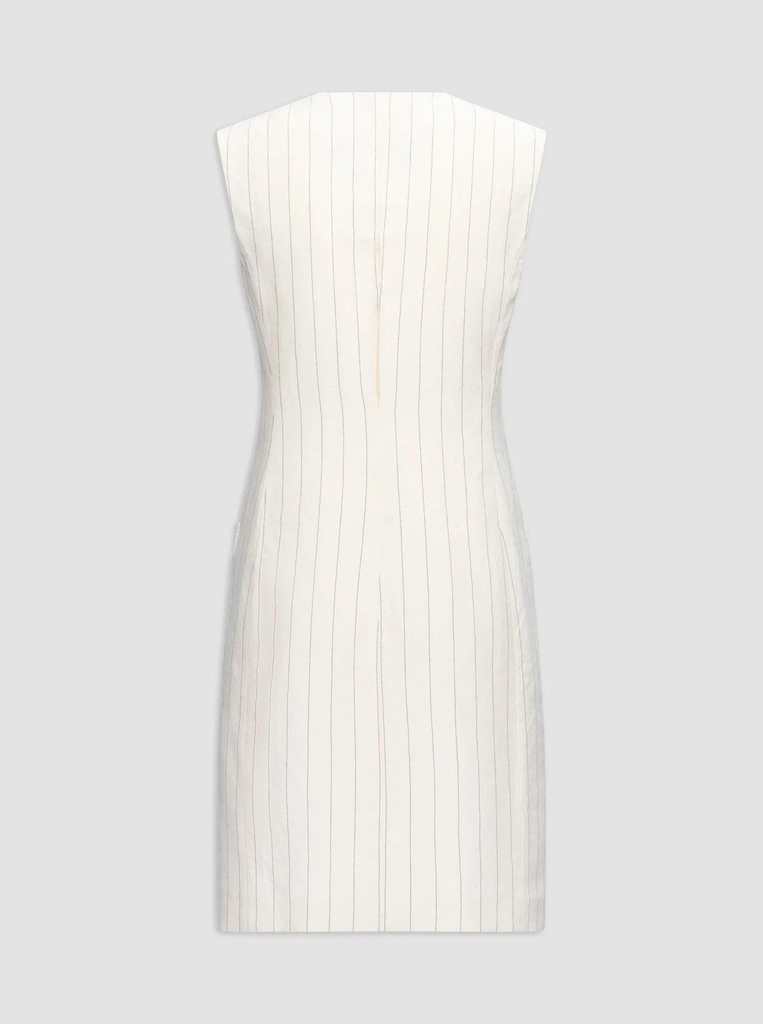 JAMILY Vest dress Ivory stripe