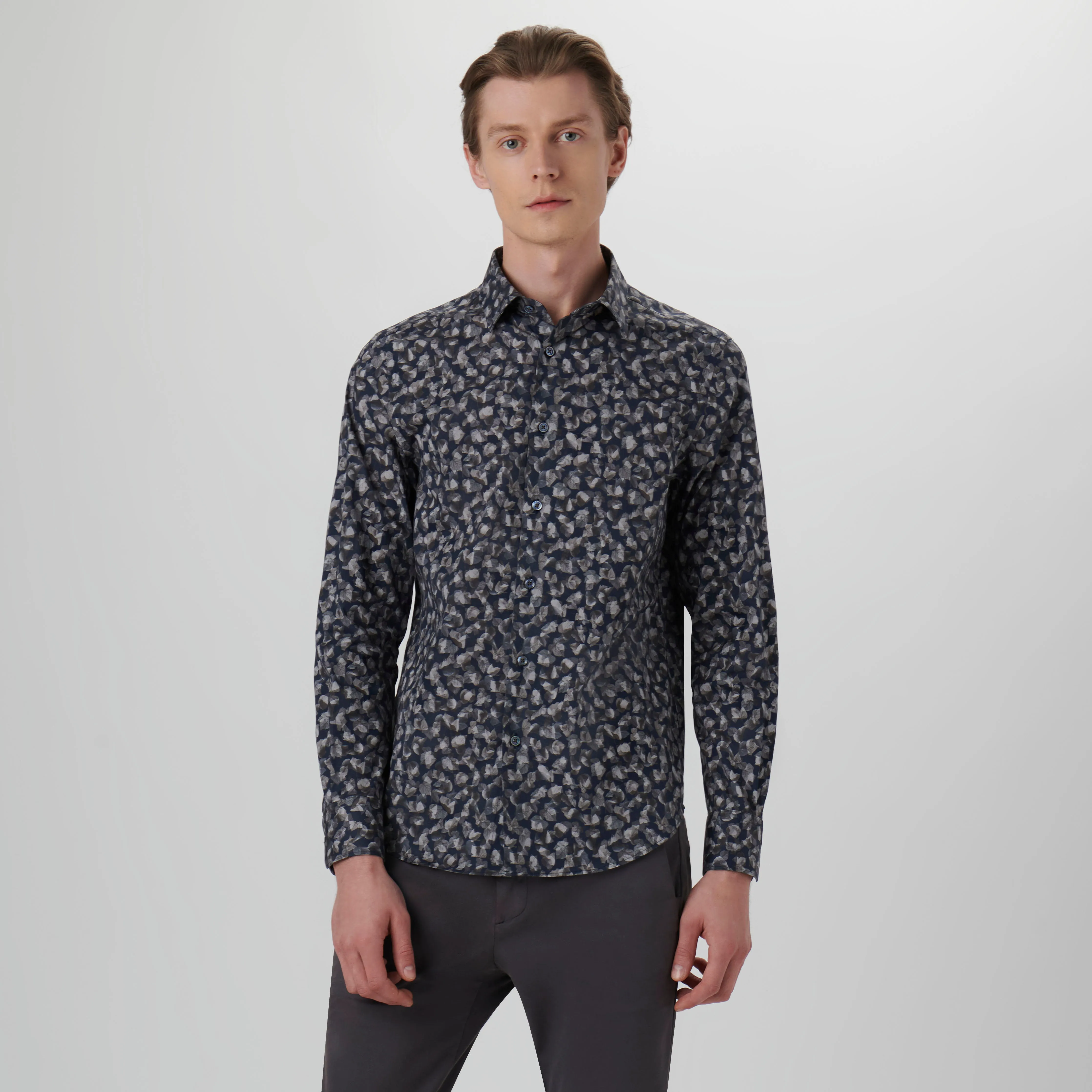 Julian Leaf Print Shirt
