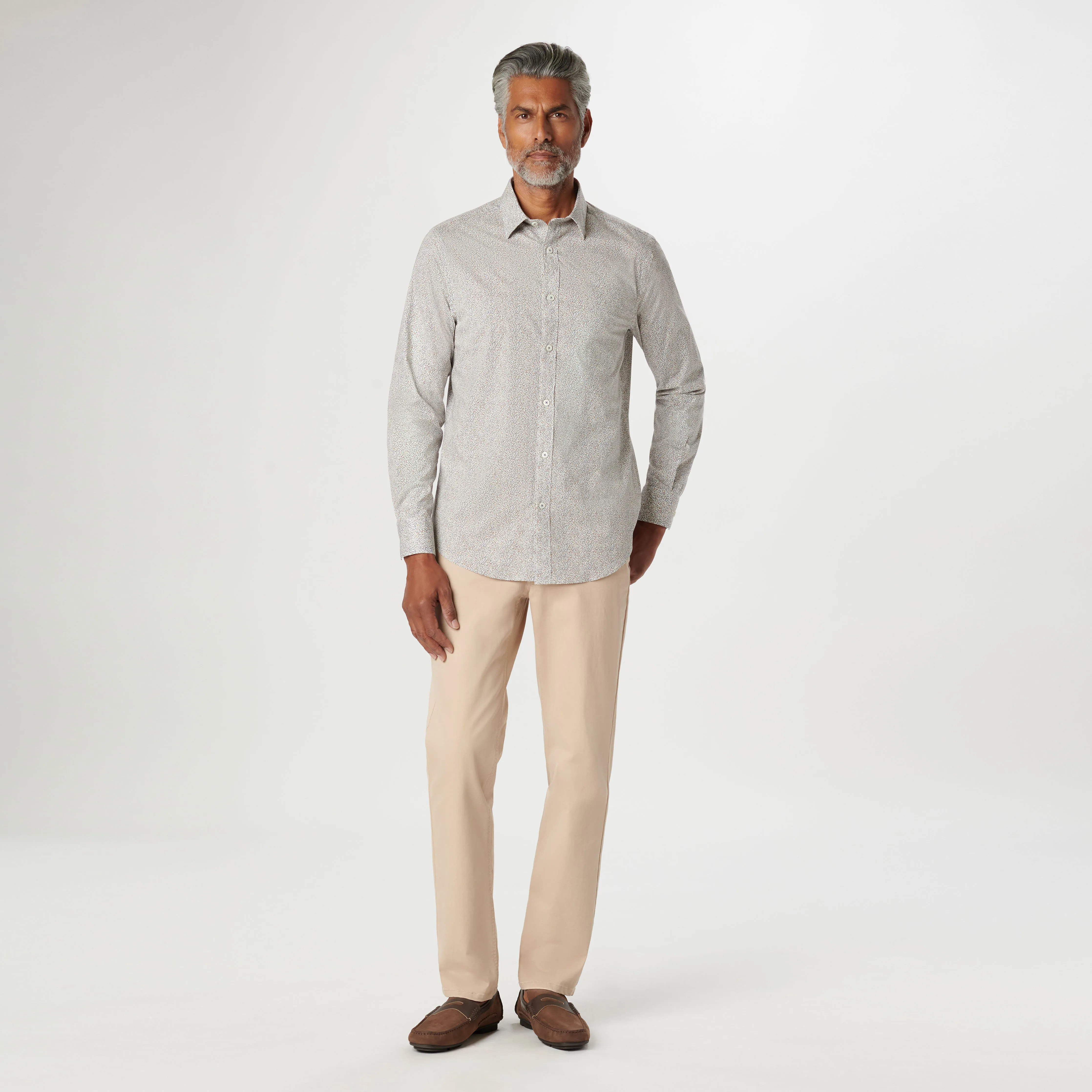 Julian Leaf Print Shirt