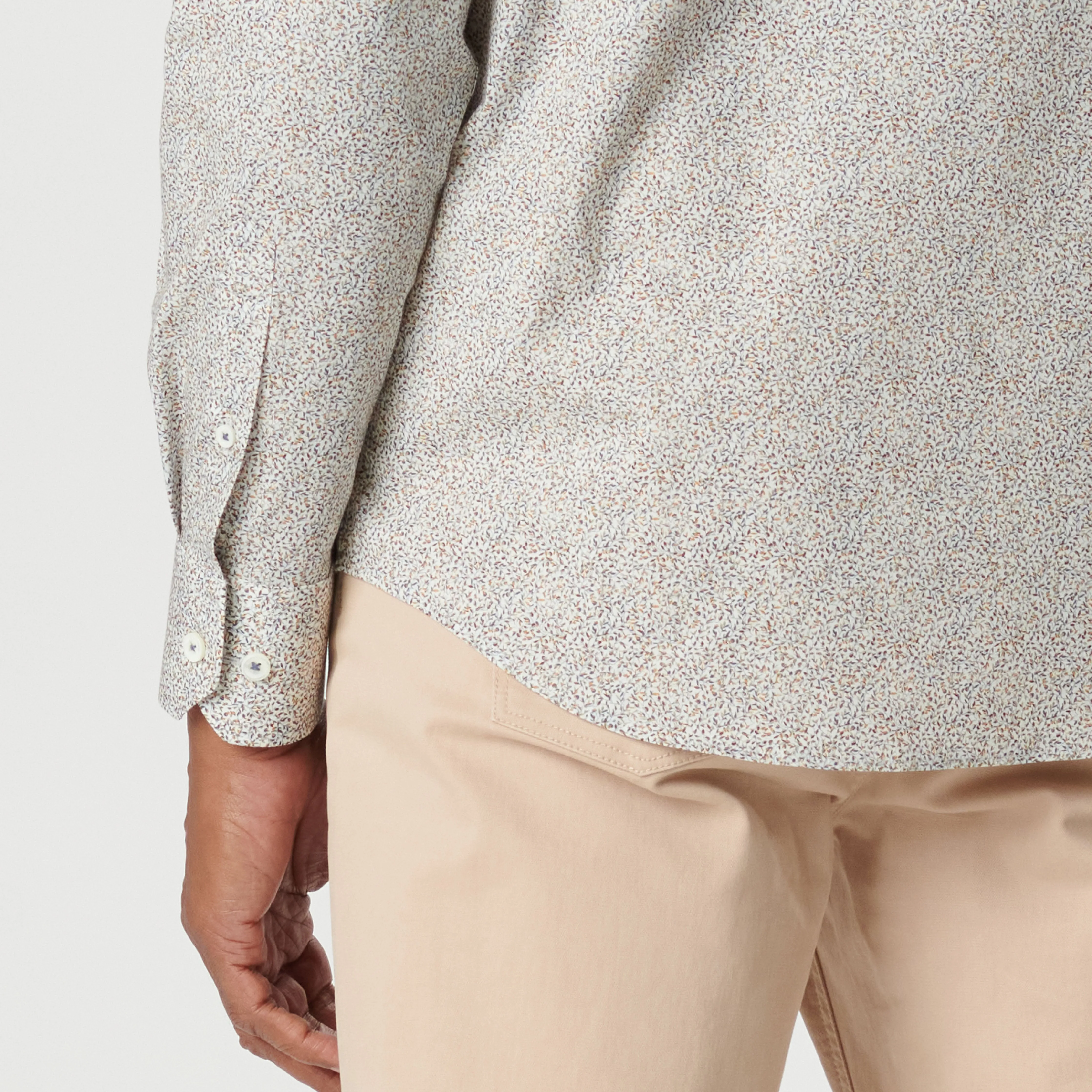 Julian Leaf Print Shirt
