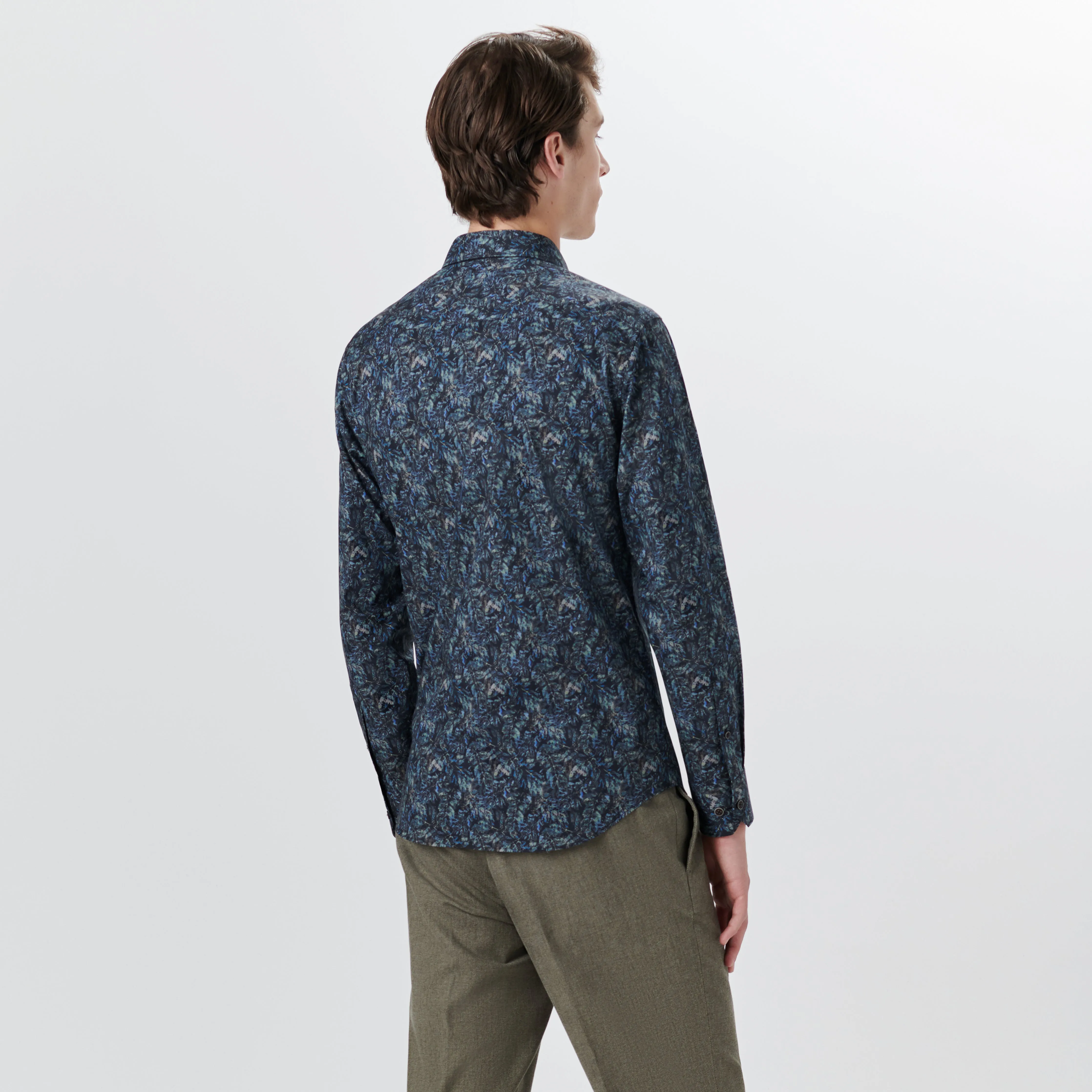 JULIAN Leaf Print Shirt