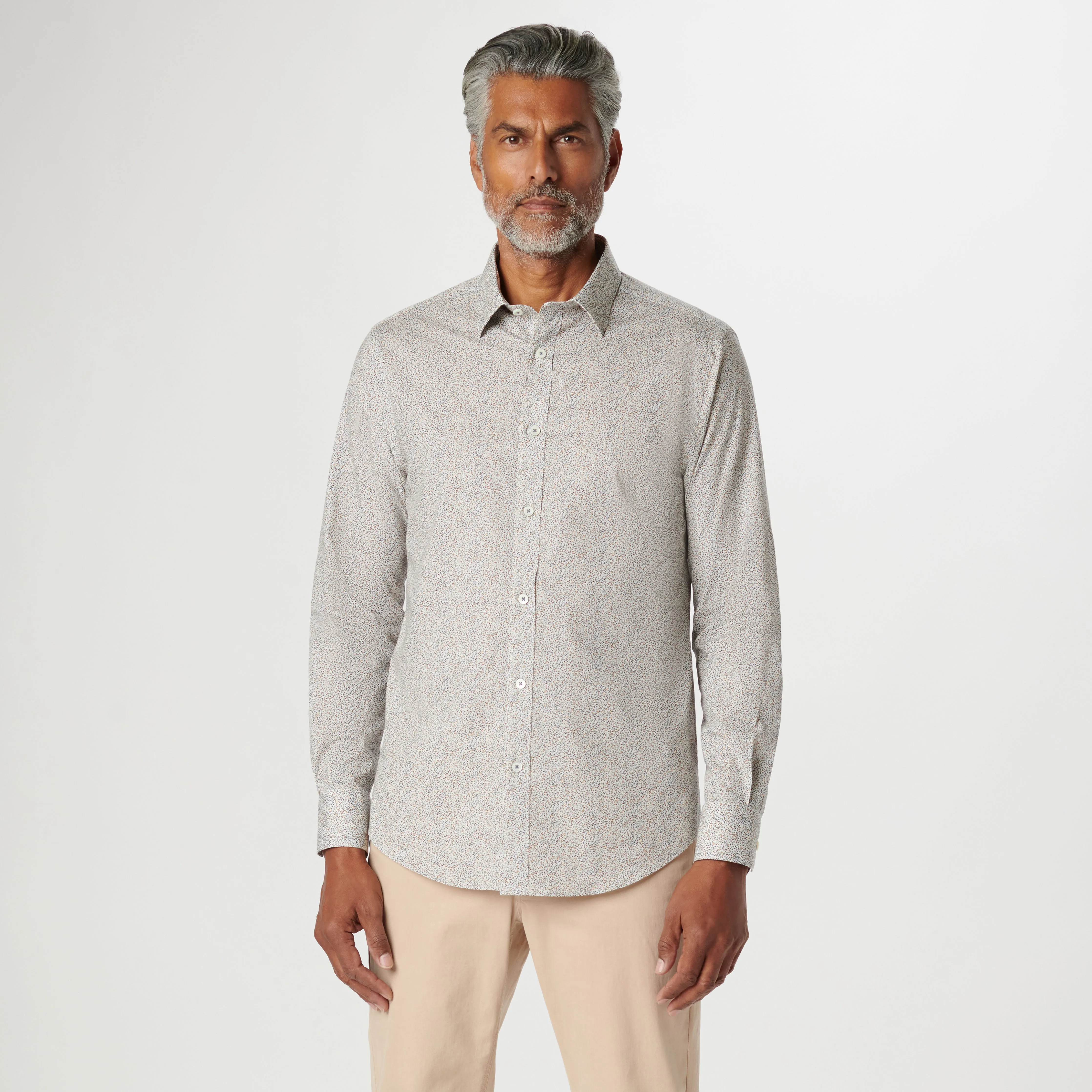 Julian Leaf Print Shirt