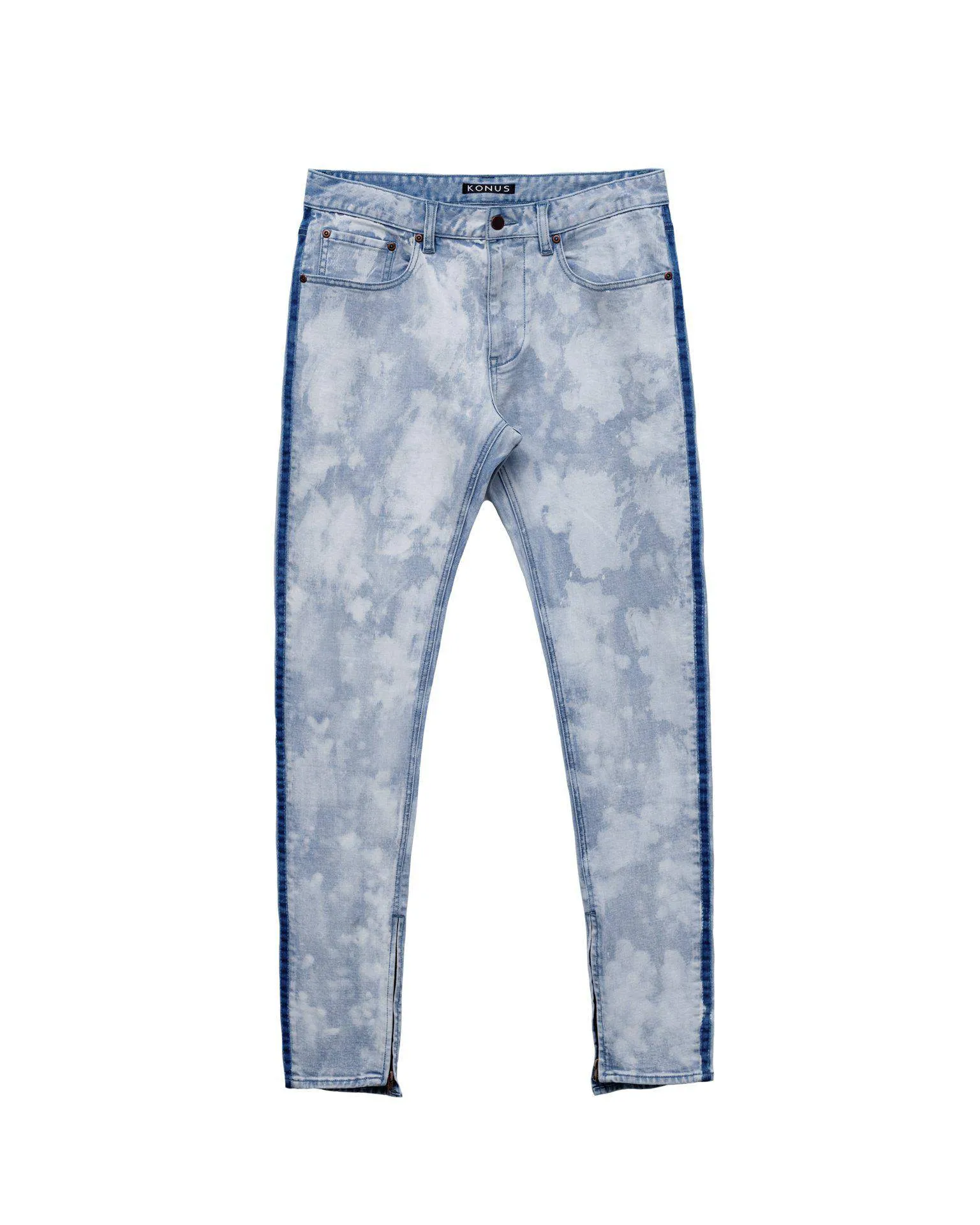 Konus Men's Cloud Washed Slim Fit Denim