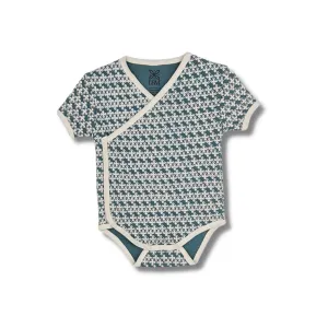 L&M Print Kimono Style Bodysuit