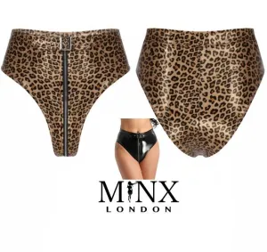 Leather Hot Pants | Leopard Print Shorts | Booty Shorts | Sexy Panties | High Waist Shorts | Leopard Print Panties | Leather Lingerie