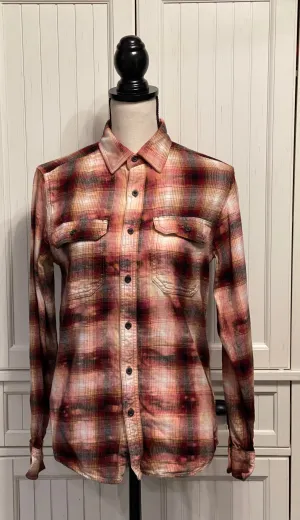 Leigh Distressed Flannel ~ Unisex Size Extra Small