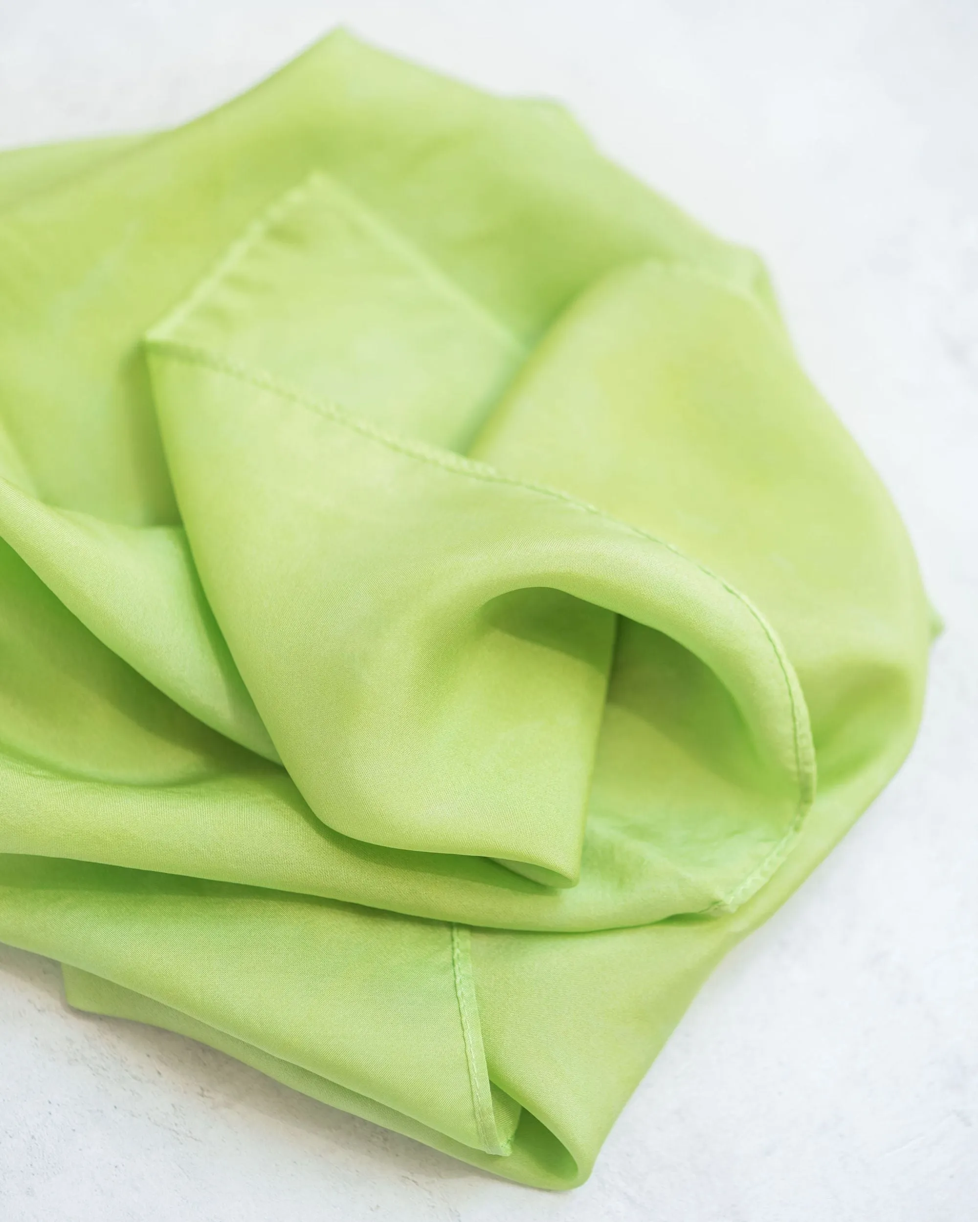 Lime Tree Silk Scarf - August