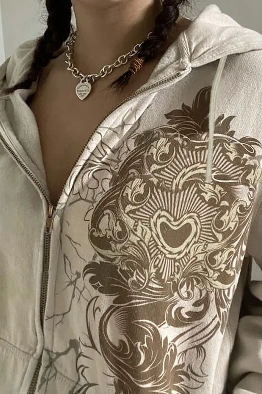Loose Hooded Cardigan Sweater Jacket