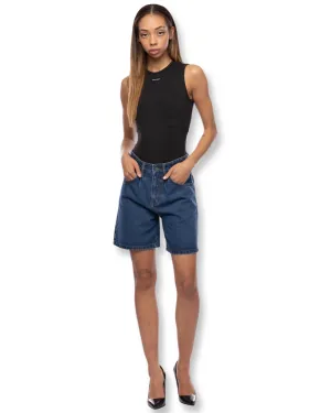 Louise Long Denim Shorts