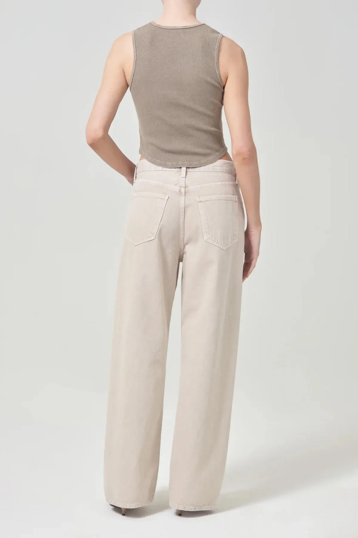 Low Slung Baggy 30.5" Jean in Tusk