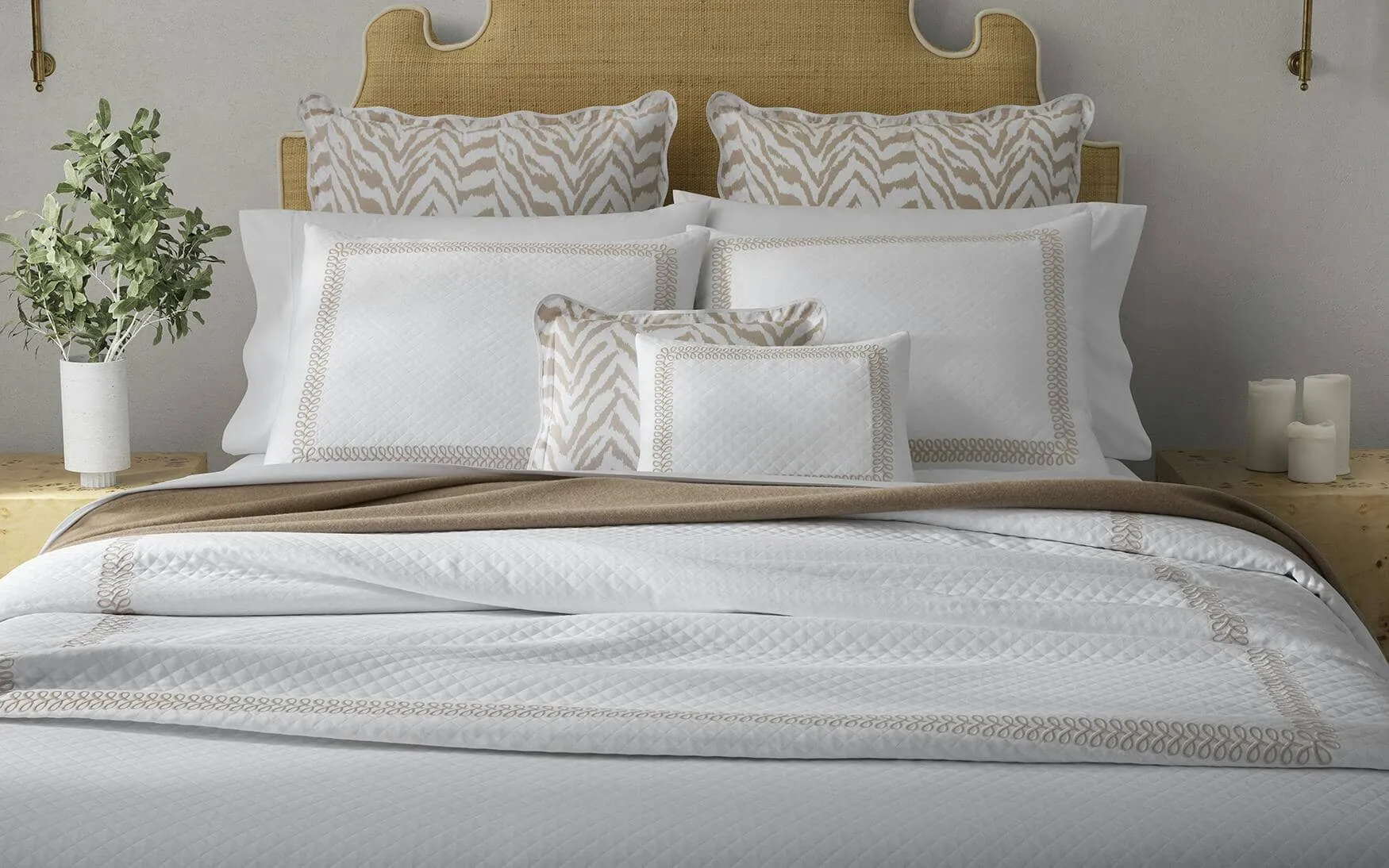 Luca Hemstitch Pillowcase Pair