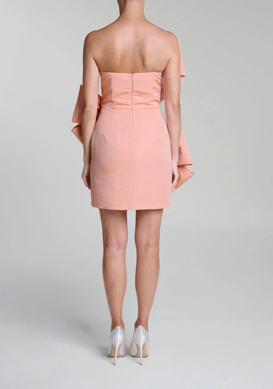 Madison Silk Faille Mini Dress