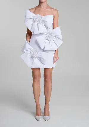 Madison Silk Faille Mini Dress