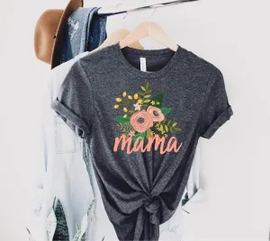 Mama Floral Shirt | Unisex Crew