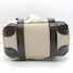 Max Mara Giardiniera Mini Tote Leather-Trimmed Beige Canvas Crossbody Bag