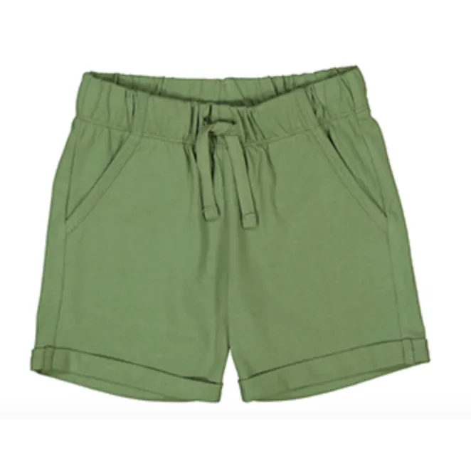 Mayoral Safari Green Knit Shorts