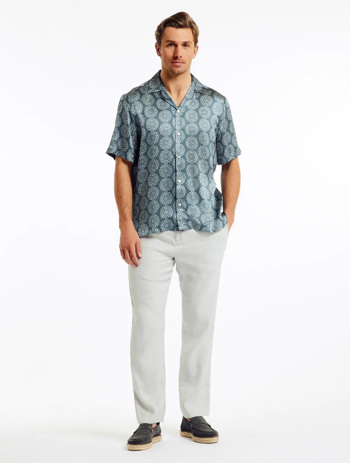 MEDALHAO ROBERTO SILK SHIRT