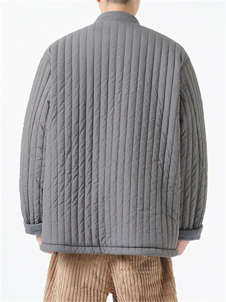 Men's Chinese Style Reversible Cotton-padded Coats