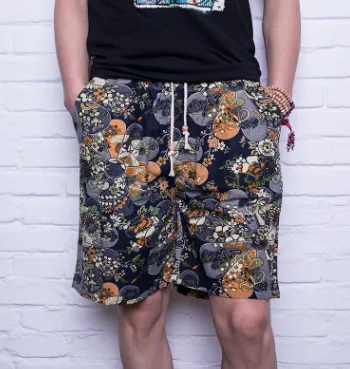 Men's Linen Beach Shorts