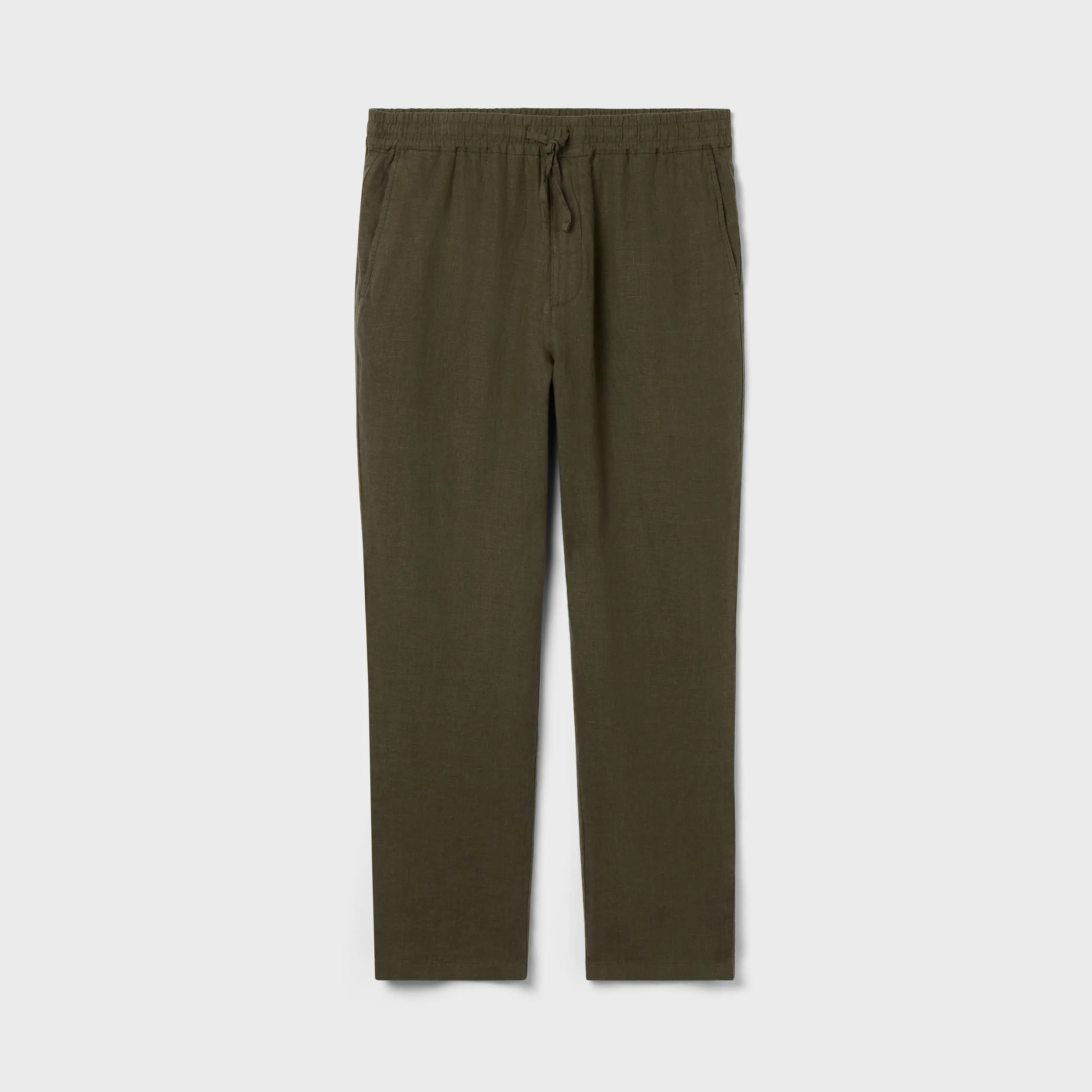Men's Linen Drawstring Trousers