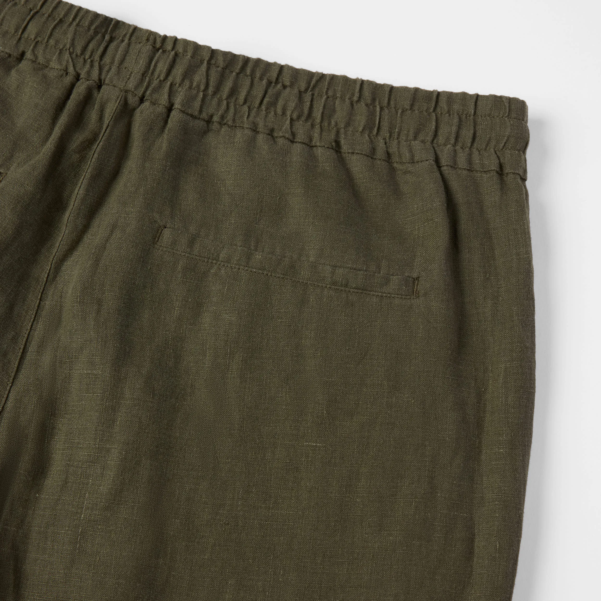 Men's Linen Drawstring Trousers