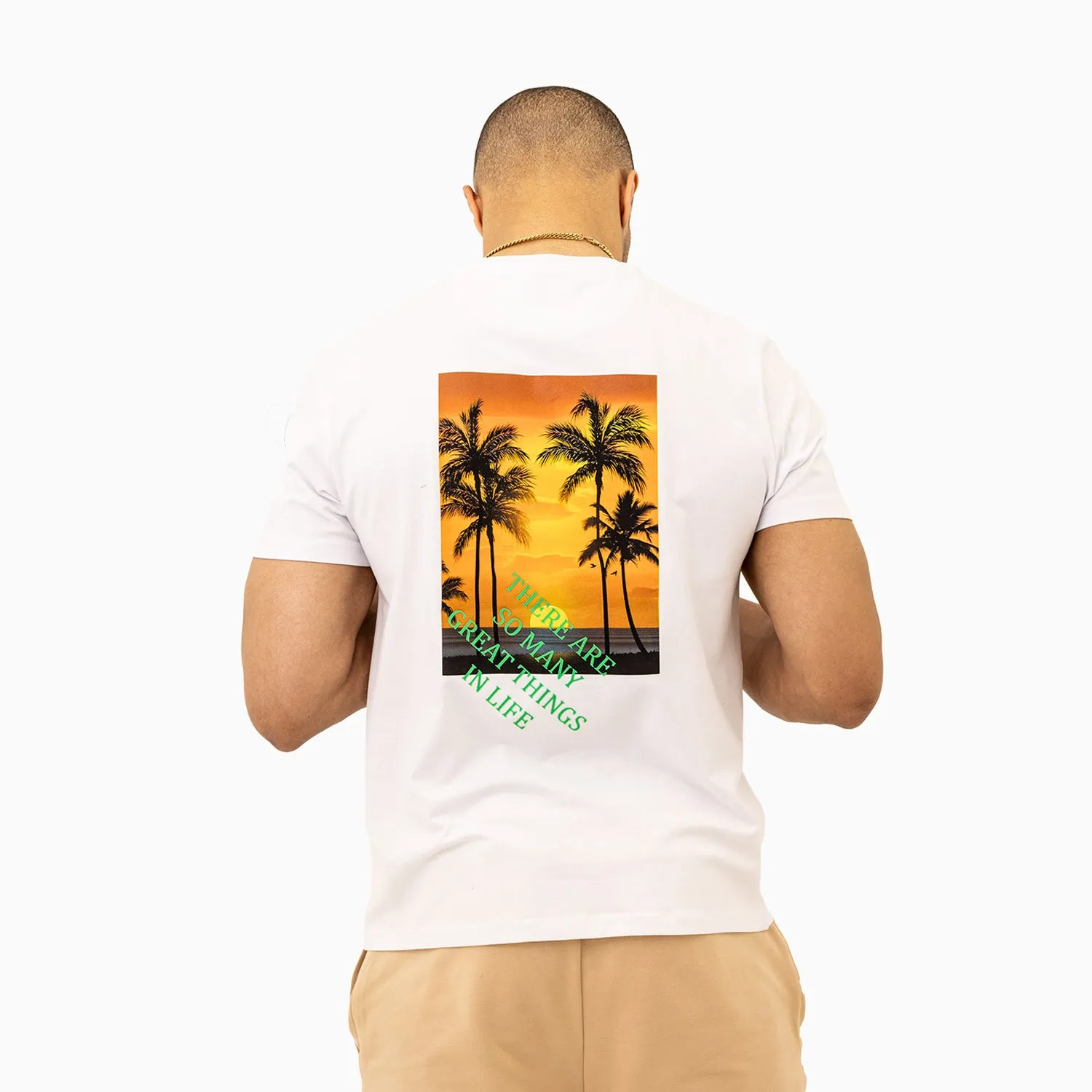 Men's Palm Tree Short Sleeve T-Shirt