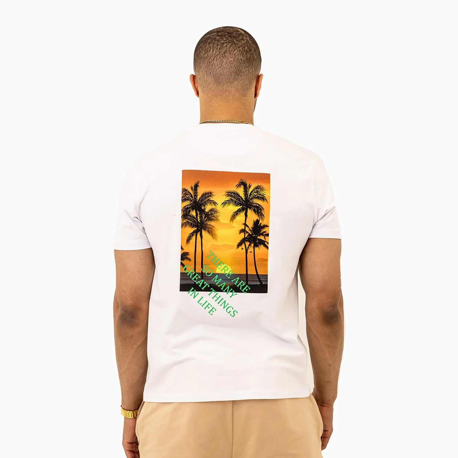 Men's Palm Tree Short Sleeve T-Shirt