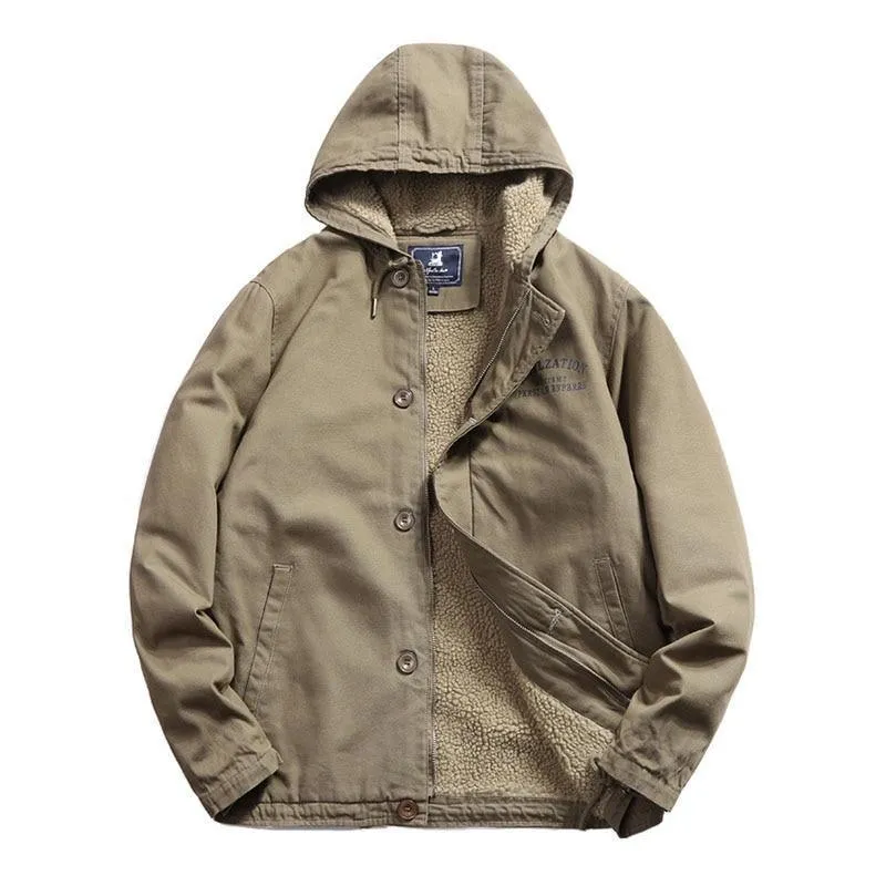Men's Safari Jacket With Slip Pockets