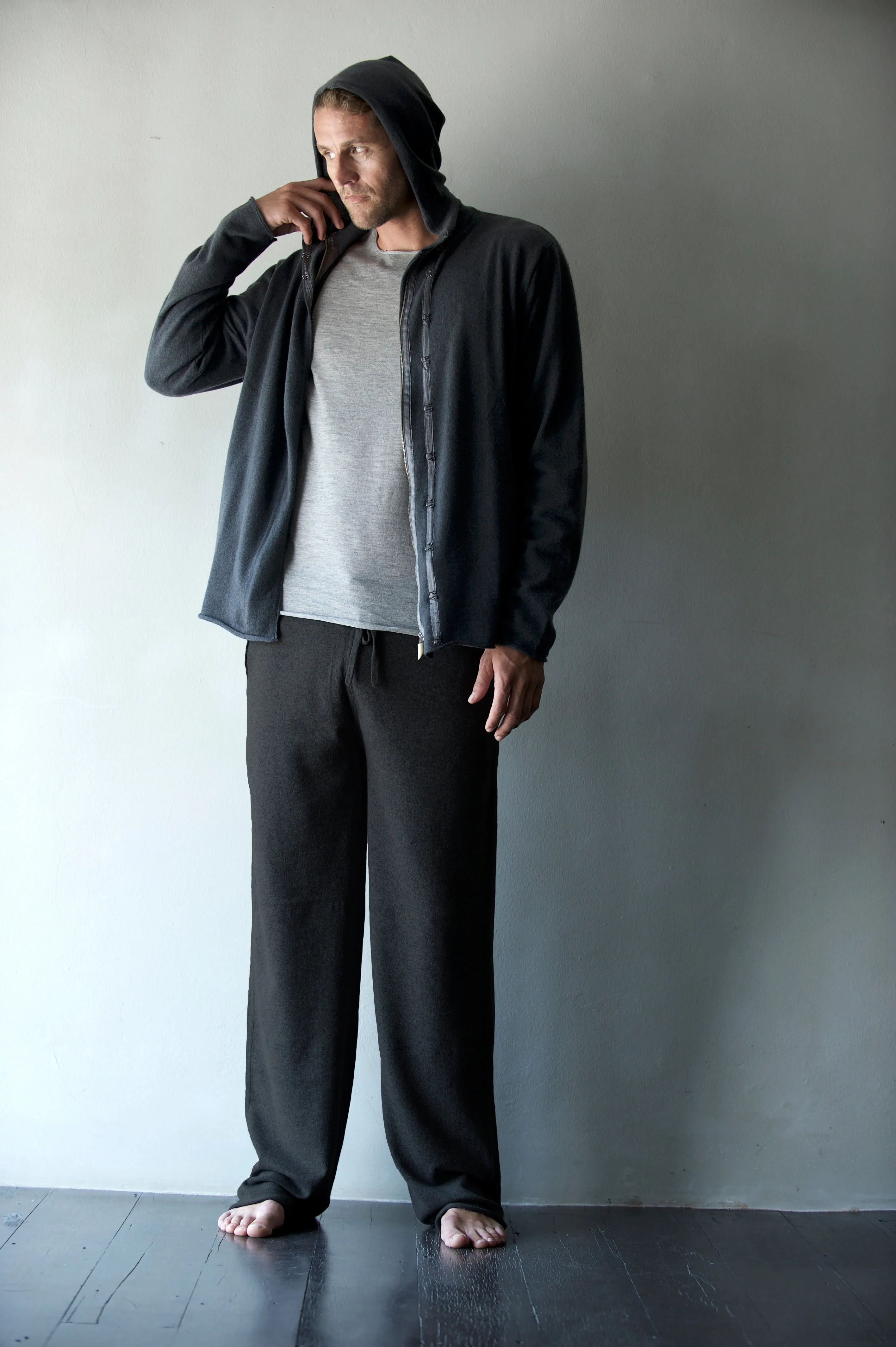 Mid-Weight Cashmere Track Pants