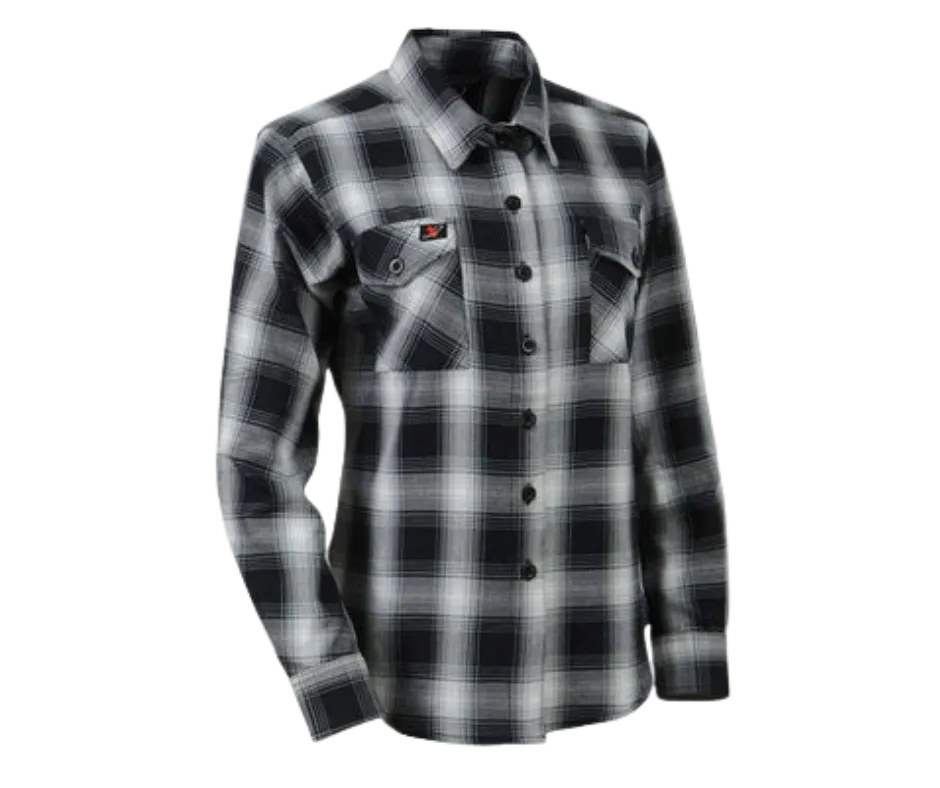Milwaukee Ladies Black/White Flannel CLOSEOUT