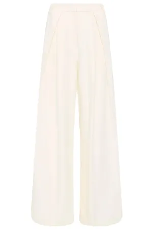 Minimal Fold Trousers | Ivory