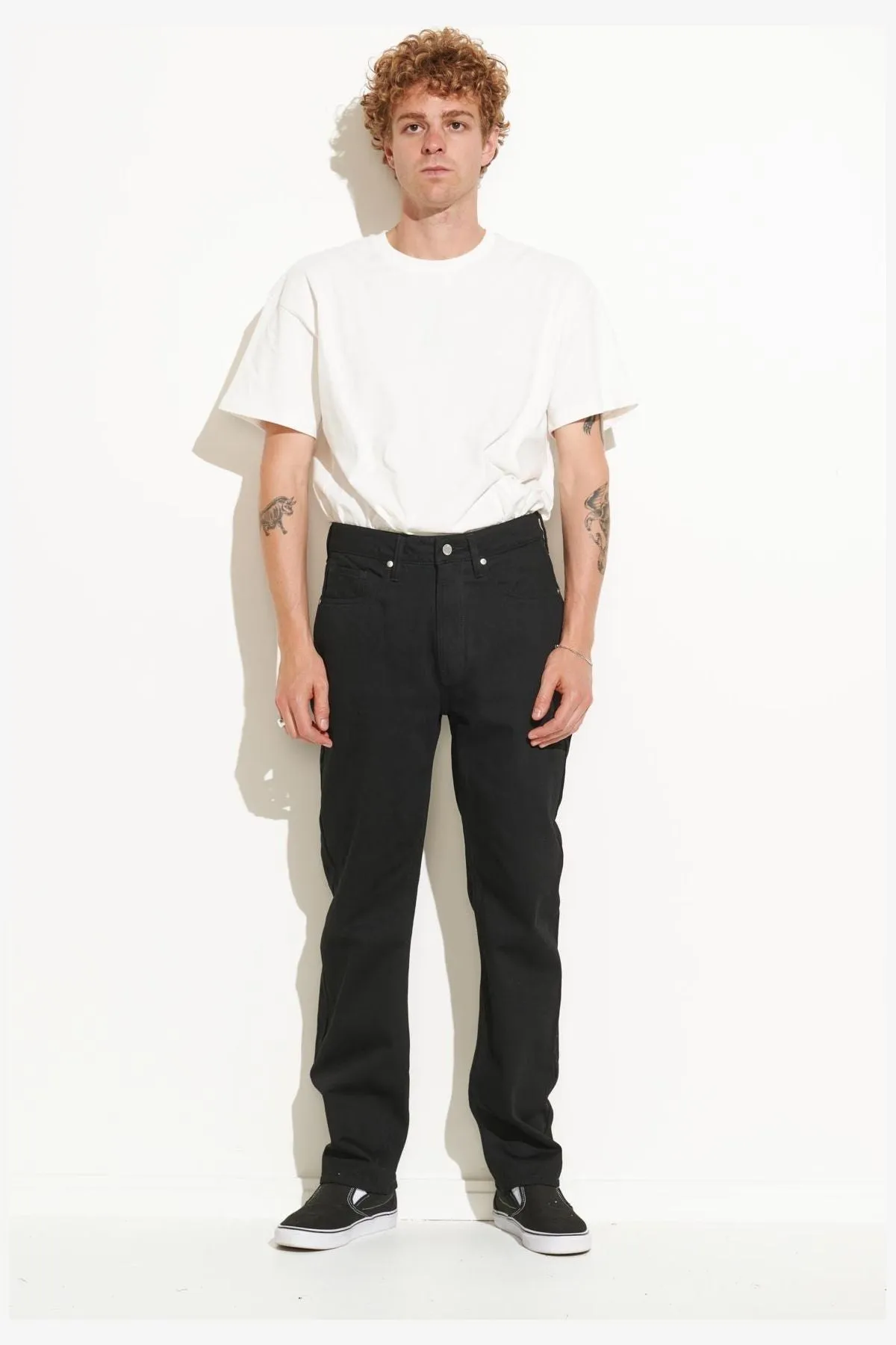 MISFIT MEN'S MAKERS STRAIGHT JEAN - COAL
