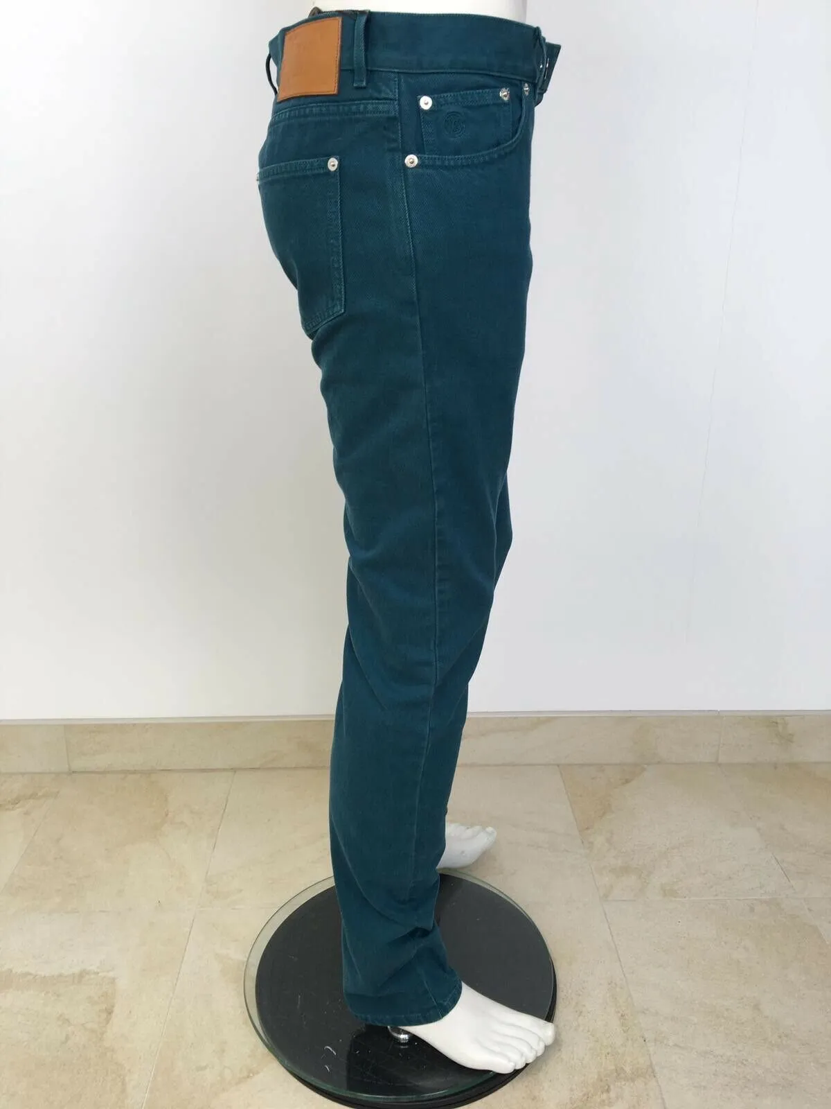 Monogram Patch Slim Jean