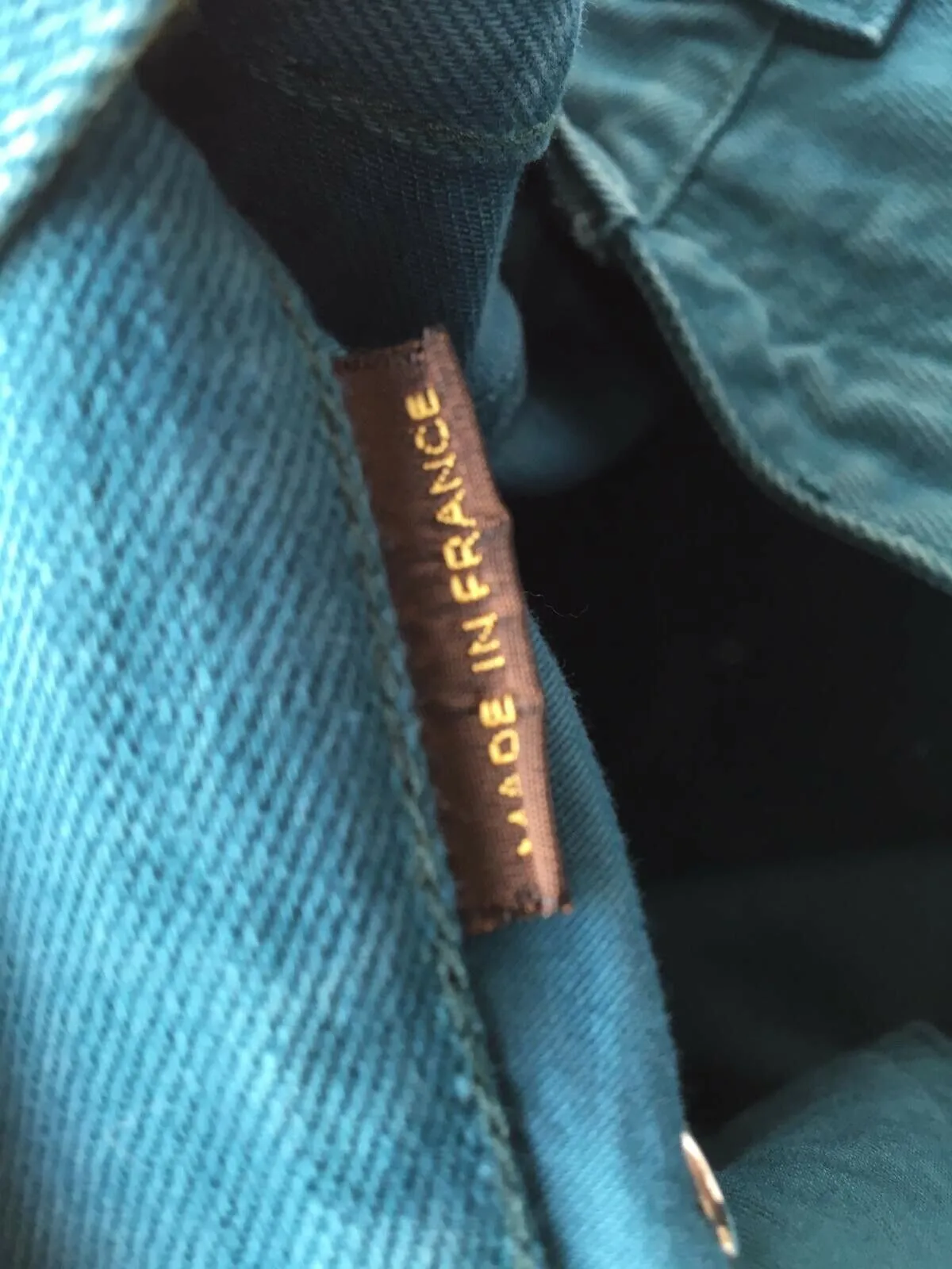 Monogram Patch Slim Jean