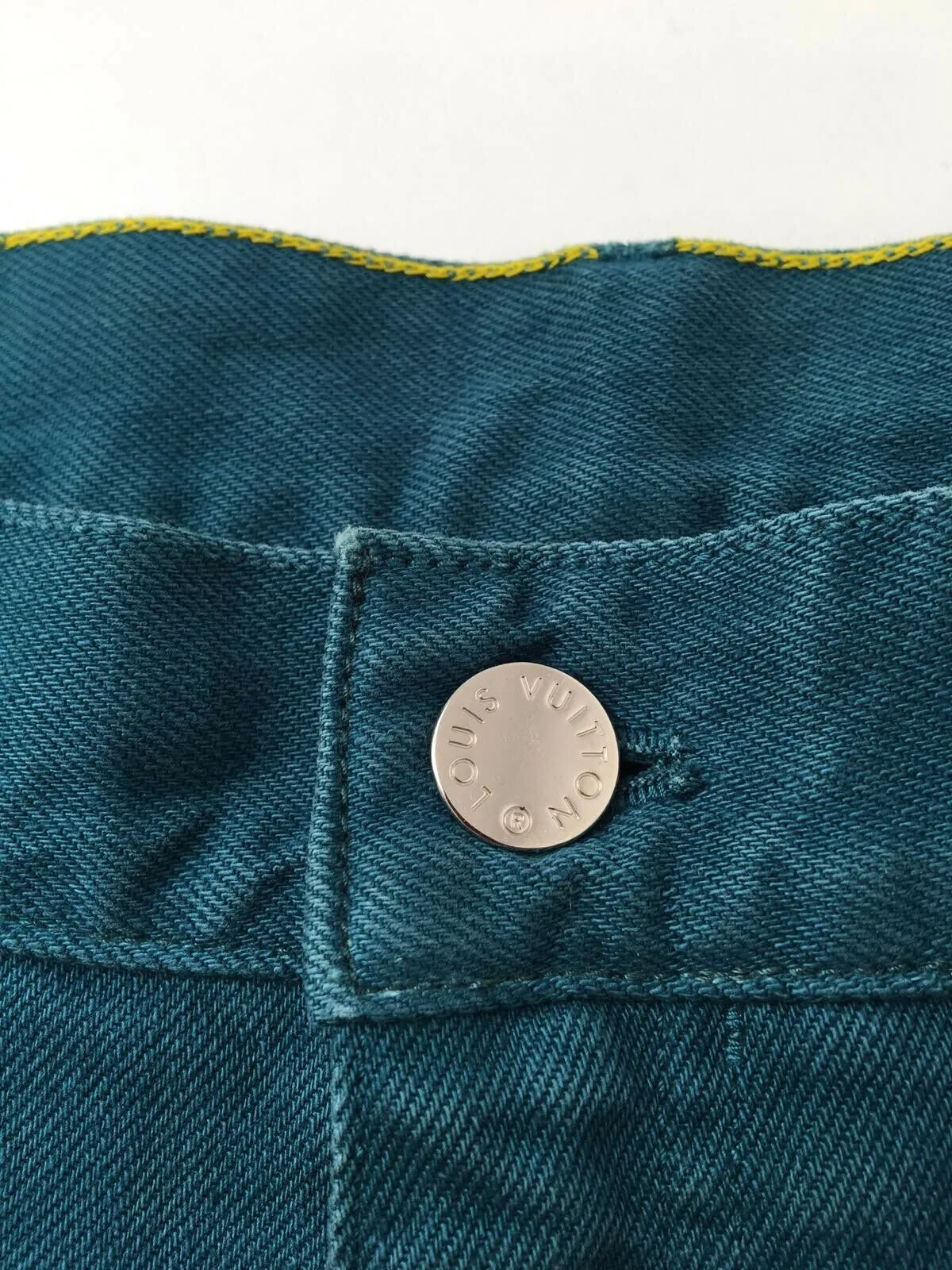 Monogram Patch Slim Jean