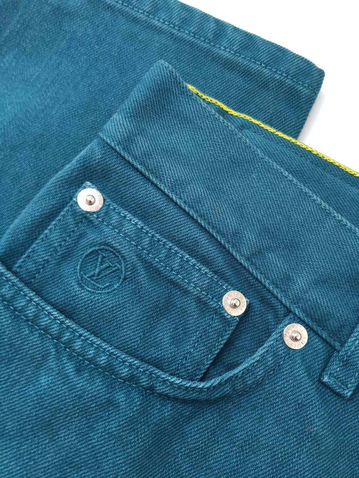 Monogram Patch Slim Jean