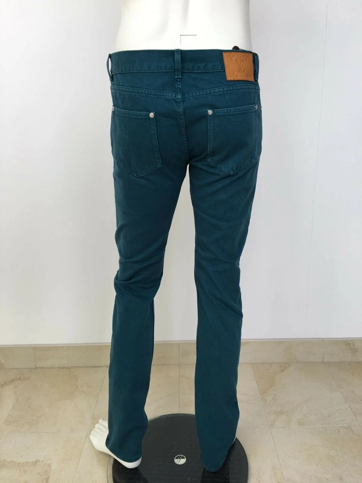 Monogram Patch Slim Jean