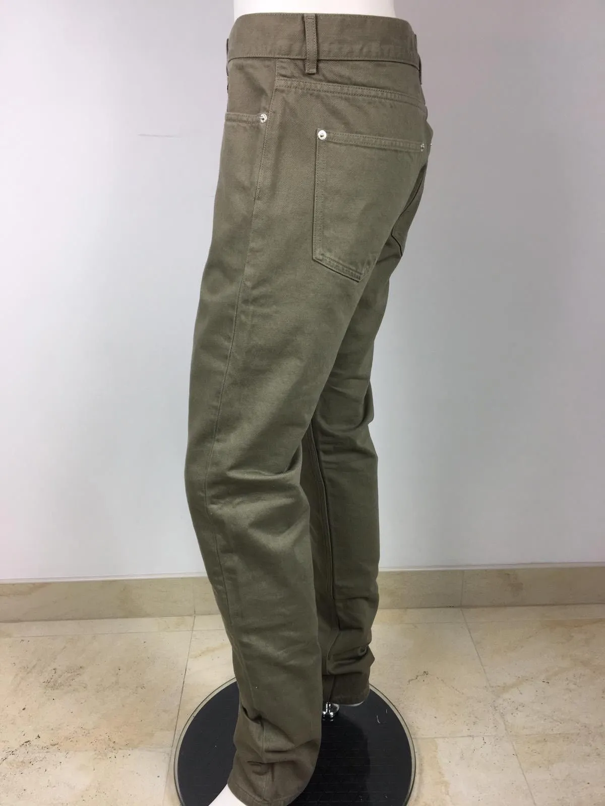 Monogram Patch Slim Jeans