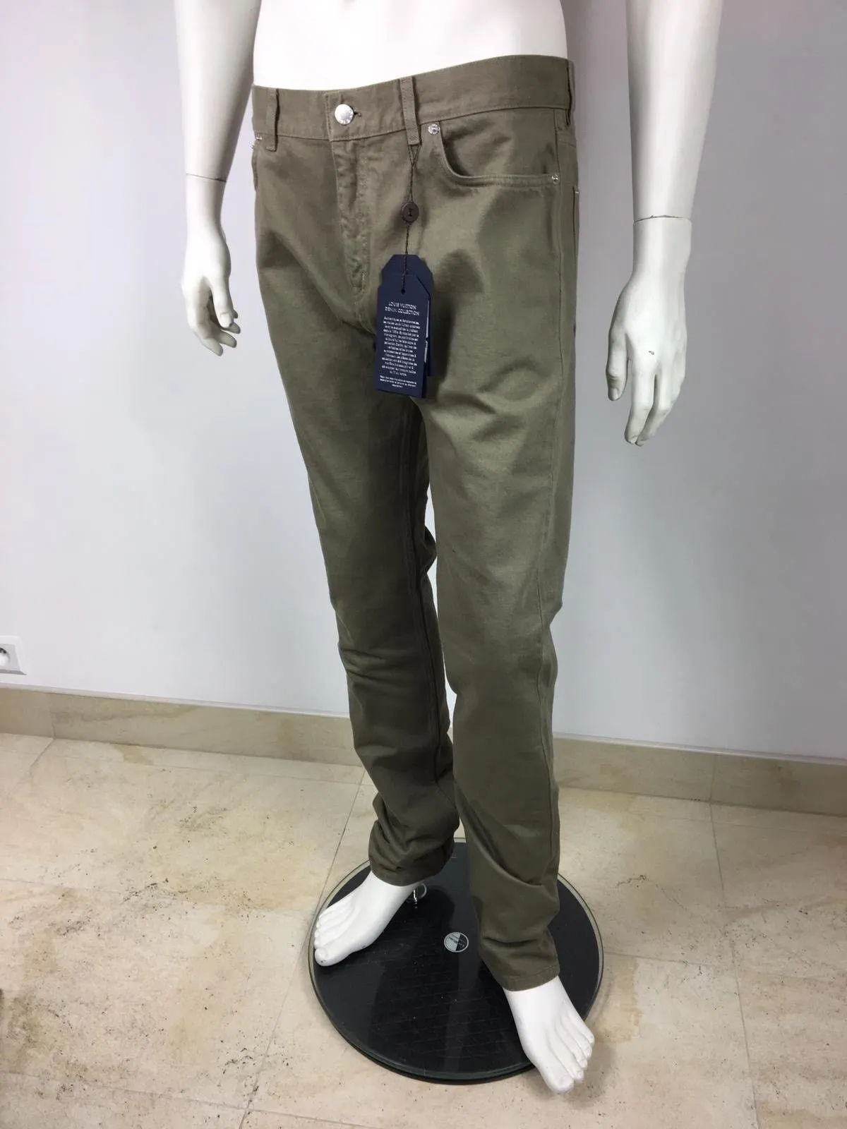 Monogram Patch Slim Jeans