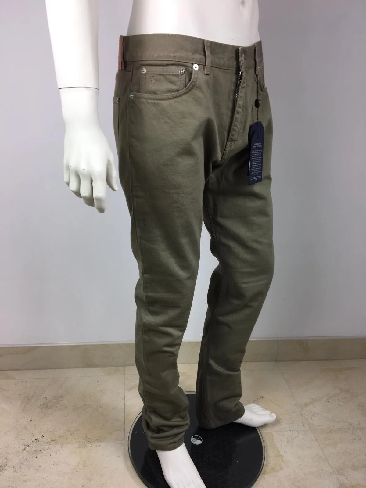 Monogram Patch Slim Jeans