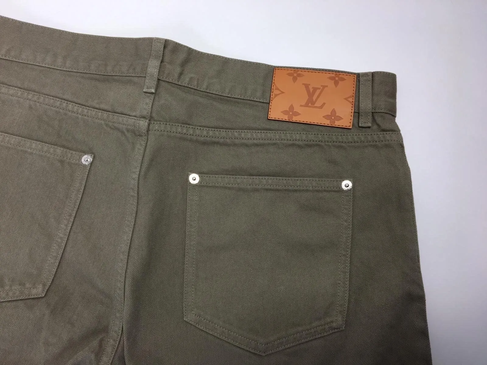 Monogram Patch Slim Jeans