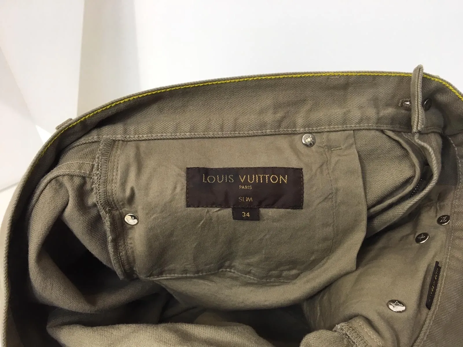 Monogram Patch Slim Jeans